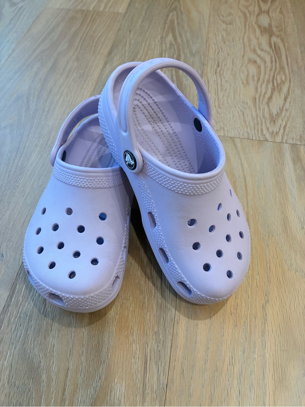 Crocs Kids Classic Clog Size 1 Lavender - Comfortable Slip-On Shoe